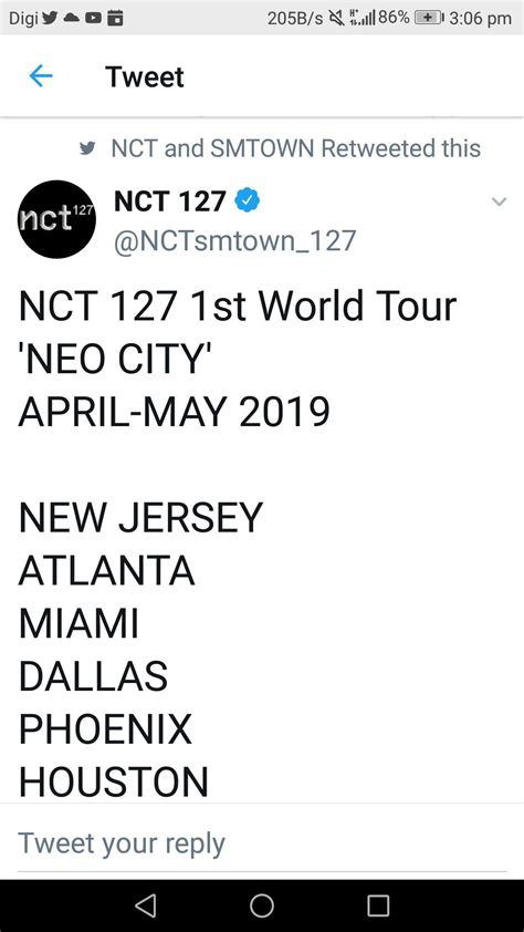 nctea on twitter hope all the nctzens in these countries enjoy the concert