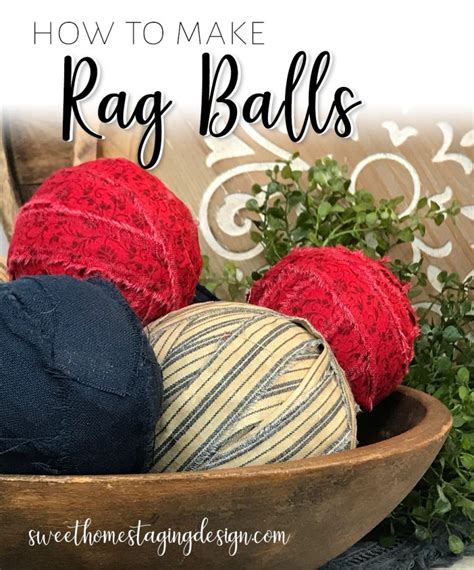 Rag Balls Diy Craft Project My Sweet Home Living