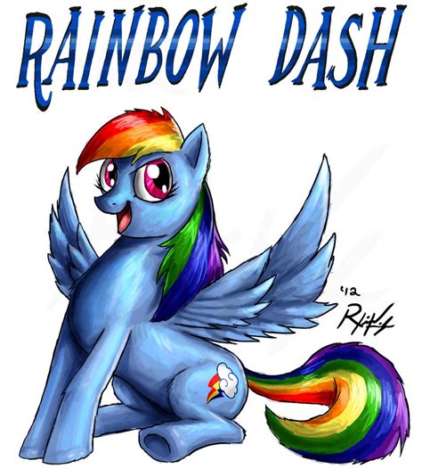 Rainbow Dash Profile By Pen Mark On Deviantart