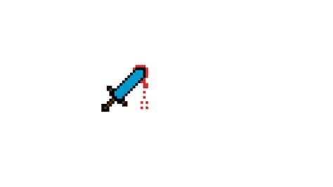 Pixilart Minecraft Diamond Sword Dripping Blood By Dragonbreath578
