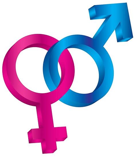 Male And Female Gender Symbol Intertwined 3d Posters By Jpldesigns