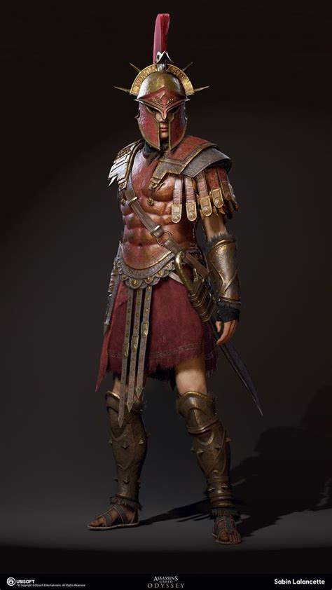 Artstation Alexios Kassandra Outfit Spartan War Hero Sabin