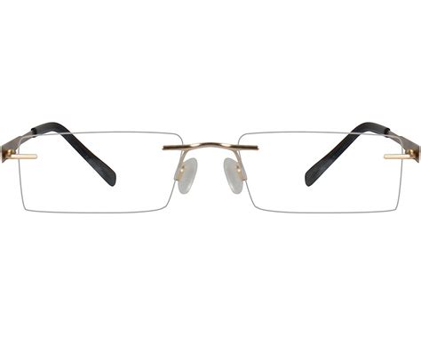 Rimless Rectangle Eyeglasses 143517