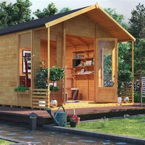 Billyoh Ivy Tongue And Groove Apex Summerhouse Free Delivery