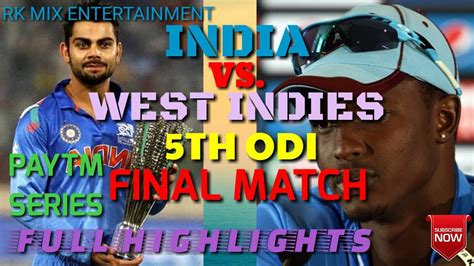 The sri lanka cricket team are touring the west indies during march and april 2021 to play two test matches, three one day international (odi) and three twenty20 international (t20i) matches. India Vs. West Indies 5th ODI Full Highlights || 01.11 ...