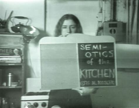 Deep Art Nature Martha Rosler Semiotics Of The Kitchen 1975