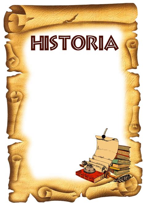 Caratula De Historia 【faciles Secundaria】