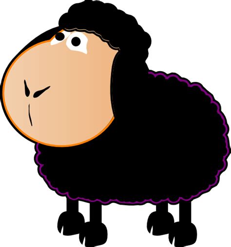 Black Sheep Clip Art At Vector Clip Art Online Royalty