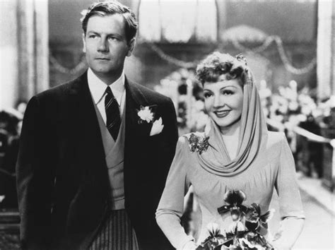 Claudette Colbert And Joel Mccrea In The Palm Beach Story 1942 Very Interesting Dress