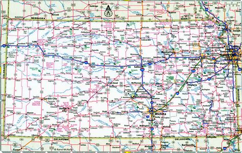 Kansas Interstate Highways Map I I I Free Road Map State