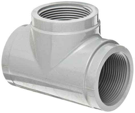 Gf Piping Systems Cpvc Pipe Fitting Tee Schedule 80 Gray 14 Npt
