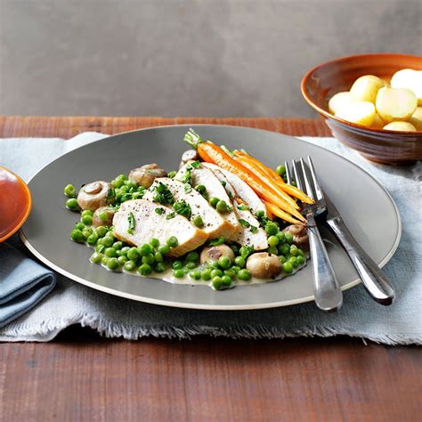 Chicken and tarragon, and cream and mushrooms, are two of those classic combinations where the flavours get along so well you know it is a natural match. Chicken with mustard and tarragon sauce | Healthy Recipe ...
