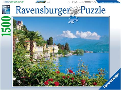 Ravensburger Puzzle Italia Lago Maggiore Puzzle 1500 Pezzi Relax