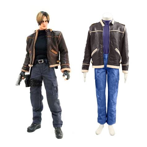 Resident Evil 4 Leon S Kennedy Cosplay Costume Deluxe Edition
