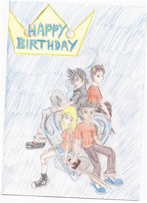 Percy Jackson Birthday Card Birthdaybuzz
