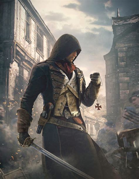 Assassins Creed Unity Arno Dorian Coat Leather Jackets Coats For