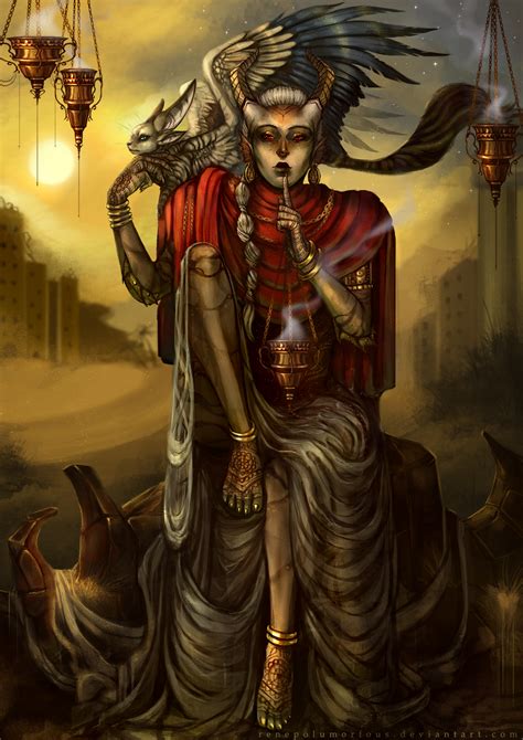 Suowierya The High Priestess By Renepolumorfous On Deviantart