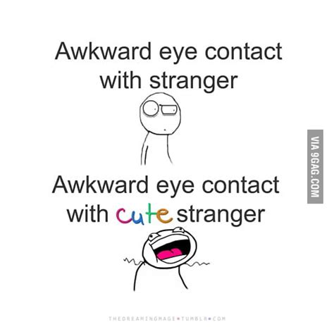 Awkward Eye Contact 9gag