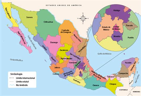 División Territorial Cuéntame De México