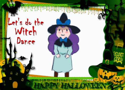 Pin By My Ecards On My Ecards Witches Dance Free Online Greeting