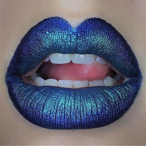Tb To This Metallic Blue Goodness Lasplashcosmetics Liquid Lipstick
