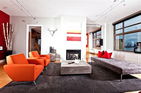 30 Orange And Grey Living Room Ideas Photos Home Stratosphere