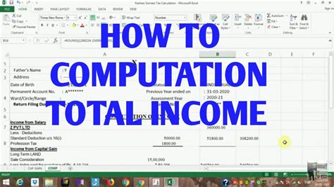 How To Computation Net Income And How To Calculate Ltcg For The F Y 2019