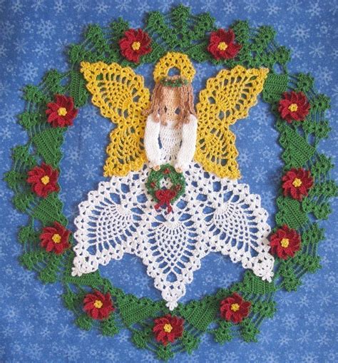 Pdf Crochet Pattern Tidings Of Joy Christmas Doily Etsy Canada