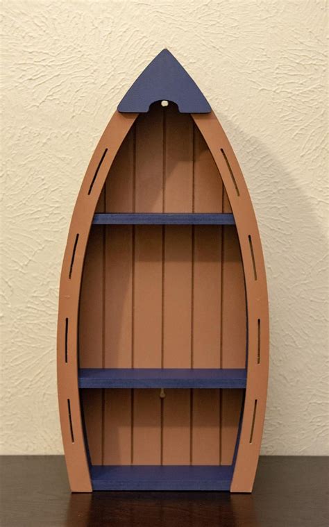 Nautical Wooden Boat Shelf Nautical Home Decor Room Decor Etsy Boat