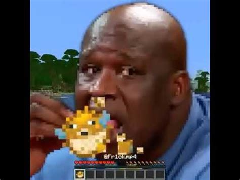 How to catch a puffer fish in minecraft and how to fish tips. Big Shaq eating a pufferfish in Minecraft Meme - YouTube