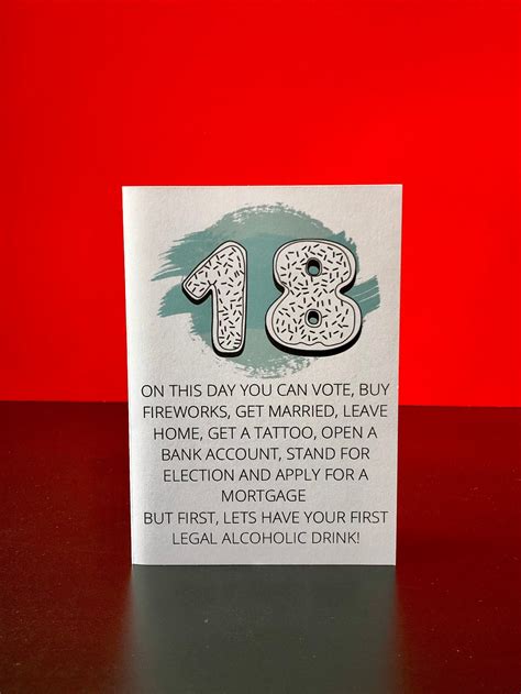 Funny 18th Birthday Card 18th Birthday 18 Birthday Card For Etsy Uk