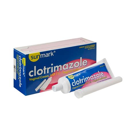 Sunmark Clotrimazole 7 Day Therapy Vaginal Antifungal Cream Usp 1 15