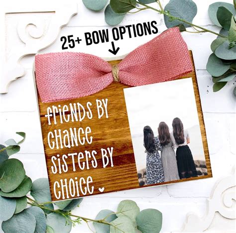 Friends By Chance Sisters By Choice Best Friends T Etsy
