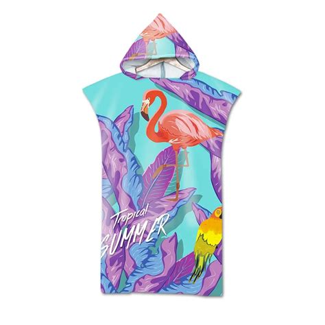 Super Absorbent Wetsuit Adult Beach Towel With Hood For Adults Hooded