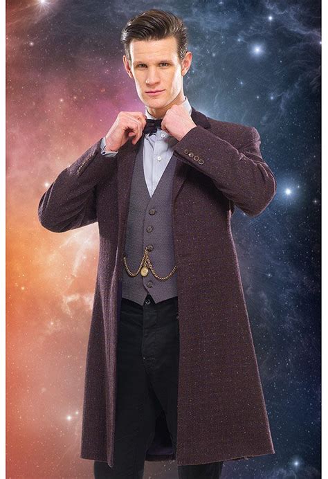 Doctor Who Eleventh Doctors Purple Coat Doctor Outfit Eleventh