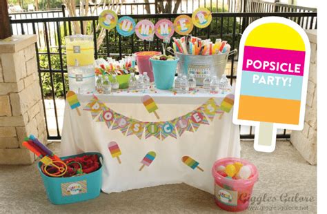 Party Feature Colorful Summer Popsicle Party Pizzazzerie