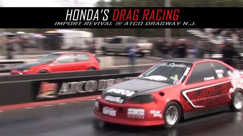 Hondas Drag Racing Youtube