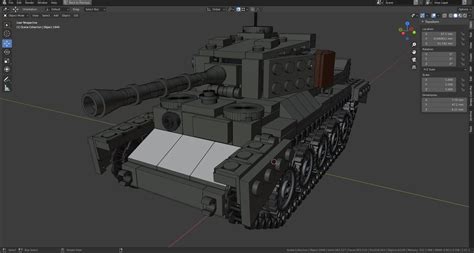 Lego Cromwell Tank 3d Model Cgtrader