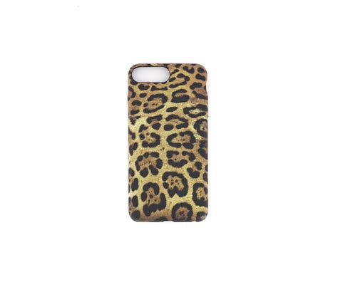 Bershka Iphone 6 Plus 7 Plus 8 Plus Animal Print Case Khaki Combo