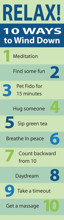 RELAX REALLY Tips To Decompress SLMA