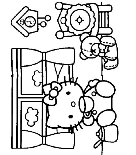 Benvenuti nella più grande raccolta di clipart del web ! Hello Kitty, Disegni per bambini da colorare