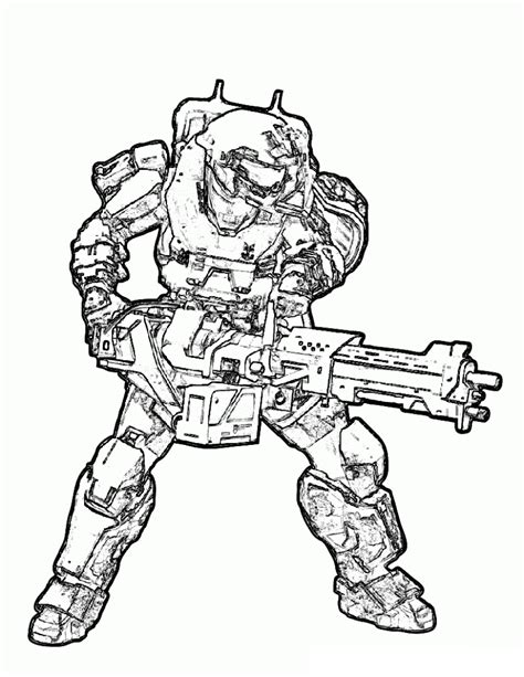 Halo Coloring Pages Coloring Pages For Kids And Adults