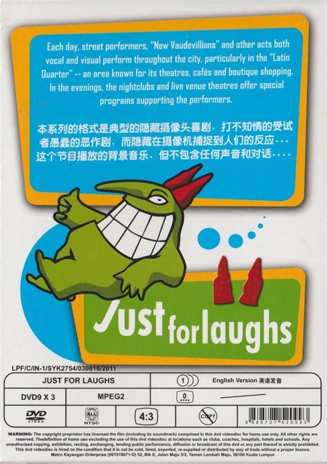 Dvd Tv Show Gags Just For Laughs English Dubbed All Region Ntsc Dvd