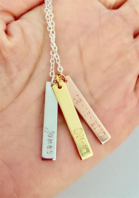 Pin By The Infinite Memories On Hand Stamped Necklace Hand Stamped