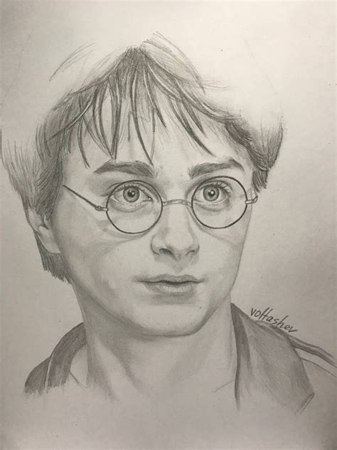 Daniel Radcliffe As Harry Potter By Voltashev On Deviantart Portrait
