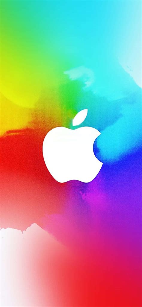 Download Apple Logo On An Iphone X Wallpaper