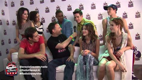 Radio Disney Entrevista Cast De Violetta 2012 Youtube