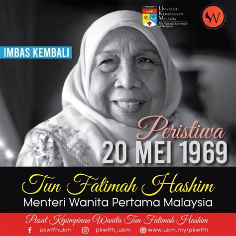 Mengenang Tun Fatimah Hashim Menteri Wanita Pertama Malaysia Pusat