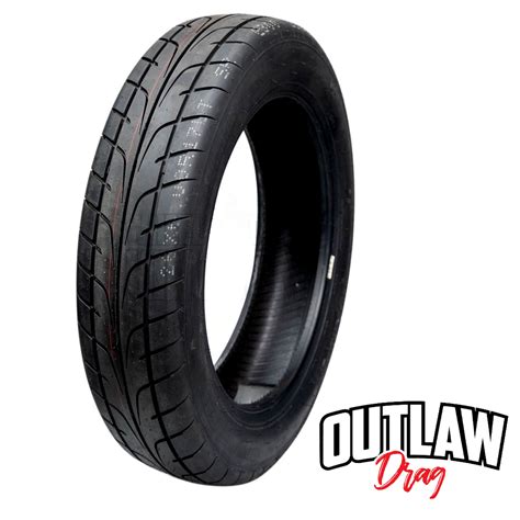 Outlaw Drag Street Radial 26x6 17 Front Runner Tyre Outdragsr26617