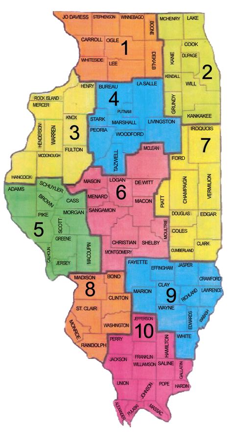 ISAA District Map 